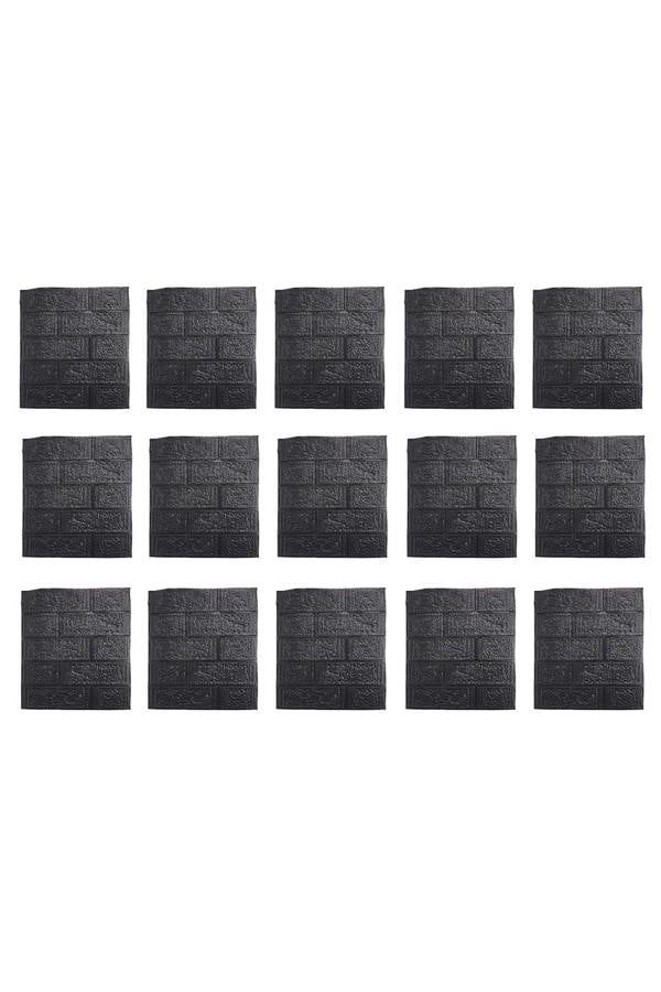 Living and Home 15PCS Self-Adhesive 3D Wall Panels Wallpaper with Brick Effect
