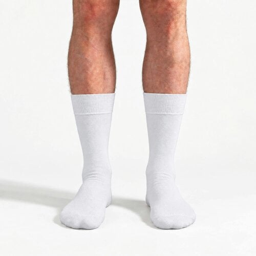 Dr.Socks 4 Pack Mens Bamboo Diabetic Socks Soft Breathable Non Binding Socks