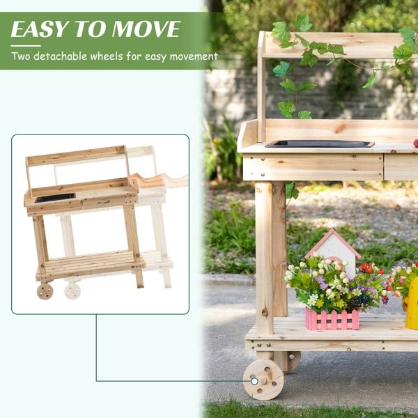 Potting Bench Table