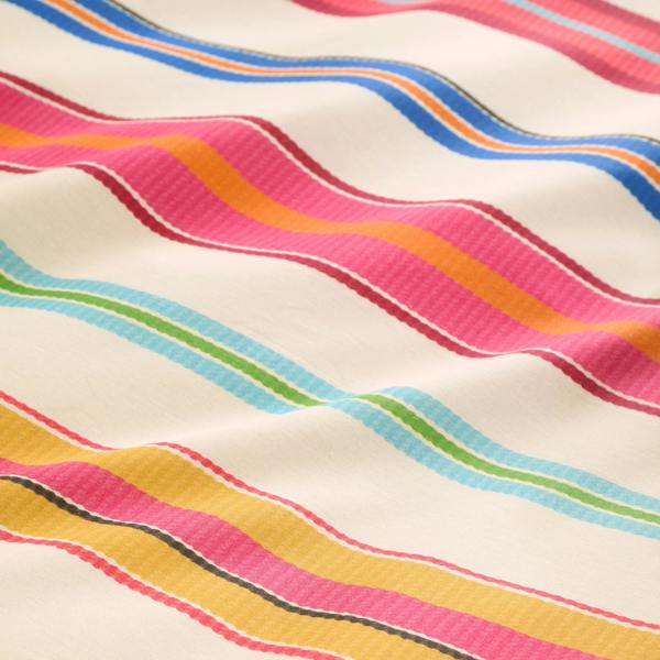 Sophie Robinson Sophie Stripe 100% Cotton Reversible Duvet Cover Set Bright