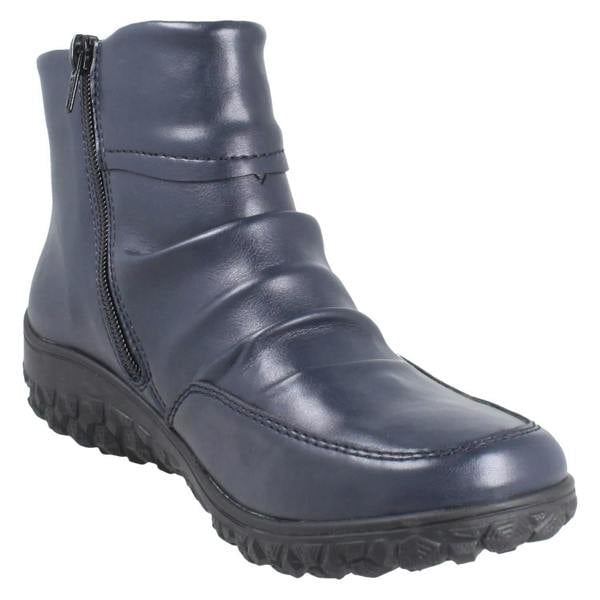 Rieker Ladies Rieker Zip Up Wide Fitting Boots 59585