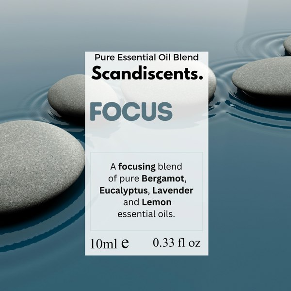 Focus - Scandiscents, waterless diffuser, essential oils, fragrance oils