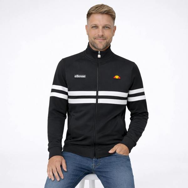 Ellesse Rimini Track Top Jacket Black/White