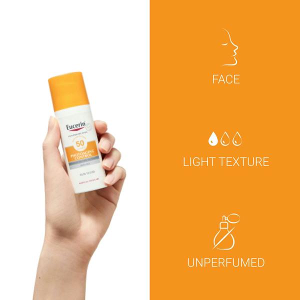 Eucerin Sun Photoaging Control Sun Fluid SPF50 50ml - Additional 2