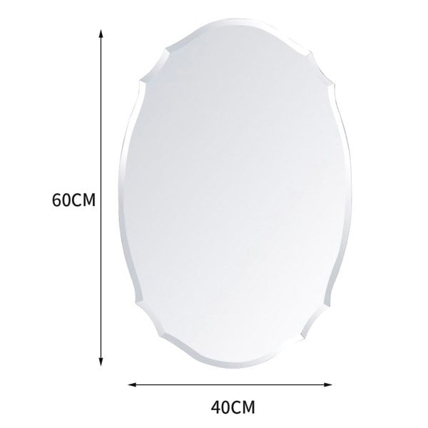 Wall Mounted Mirror with Beveled Edge for Bathroom Vanity Entryway Living Room Bathroom Mirrors Living and Home