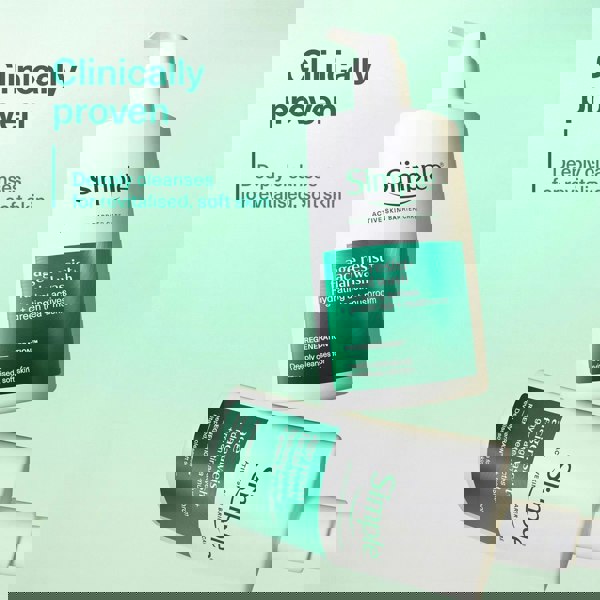 Simple Age Resist+ Facial Cleanser Anti-Ageing Hydrating Face Wash, 240ml