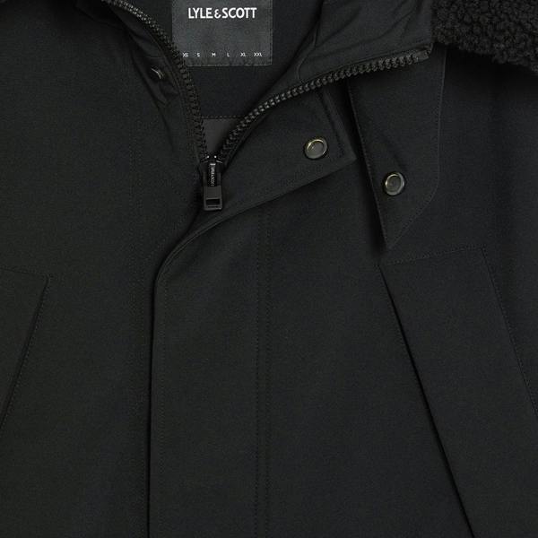 Lyle & Scott Jet Black Cold Weather Parka XS