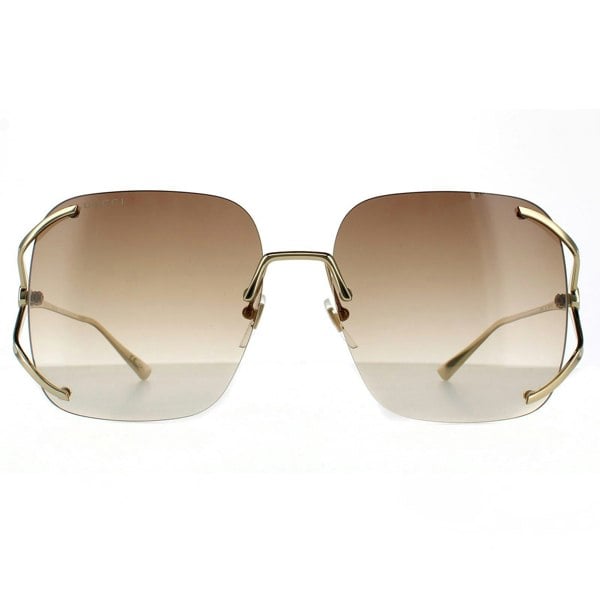 Gucci Sunglasses GG0646S 002 Gold Brown Gradient