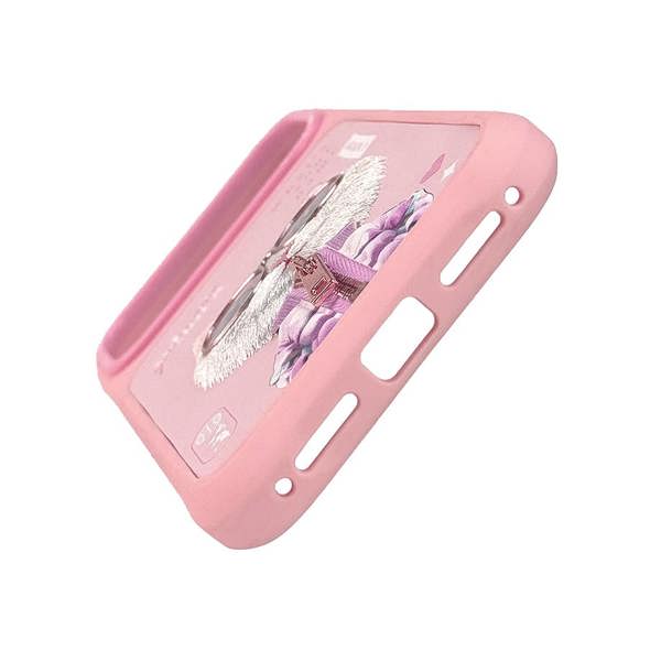 Nimmy Friends Nimmy Cool & Cute 2.0 White Rich & Beauty Cat Case with MagSafe for iPhone 17 Pro Max 6.9" Pink - N-KMLL-IP17-PRO-MAX-04