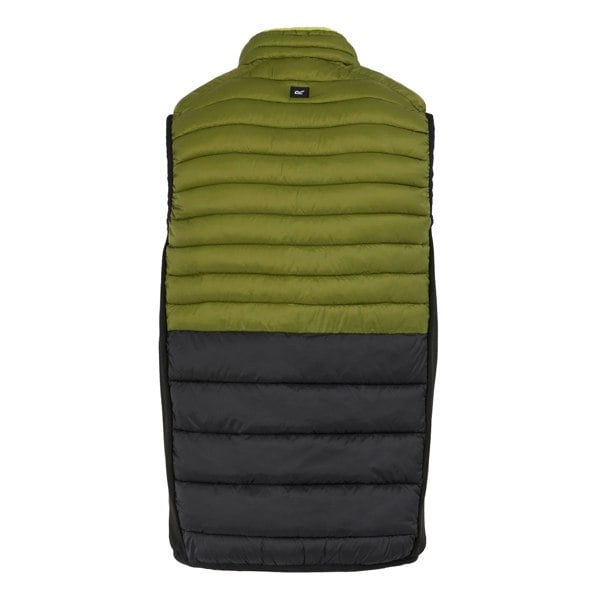 Regatta Mens Leedre Hybrid Gilet - Nephrite Green/Black