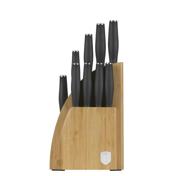 10 pcs knife set with BAMBOO stand Berlinger Haus BH2758