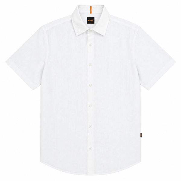 Boss Rash 2 Linen Short Sleeve Shirt
