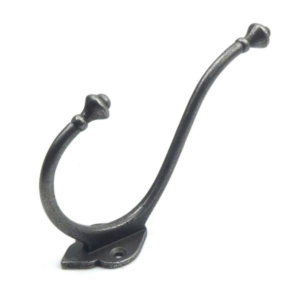 Antique Cast Iron Inglemire Coat Hook - Pack of 5 Hooks