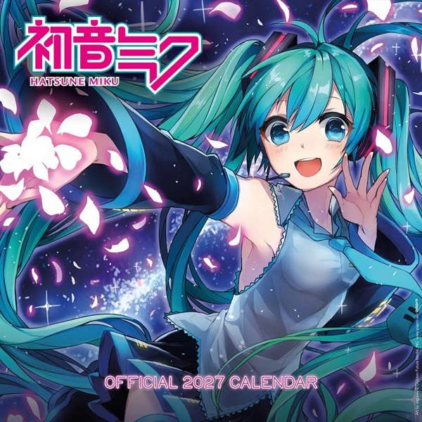 Hatsune Miku Calendar 2027, Wall Calendars, Month To View, Entertainment, Gift