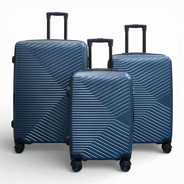 Infinity Luggage Hardshell Suitcase Set Robust 8 Wheel Luggage Cabin Case Bag