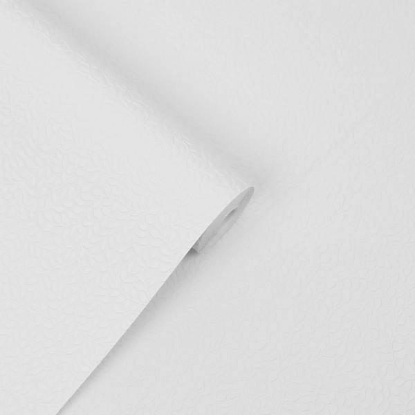 Laura Ashley Little Vines Paintable Wallpaper - White - 10m