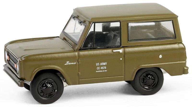 MCSlots 1966 Ford Bronco U.S. Army Proposal 1:64 Scale Greenlight 61050D