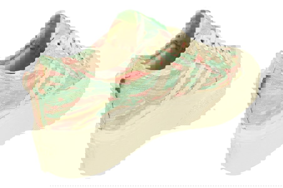 Adidas Originals Nizza Platform Womens Trainers Sneakers GW0166 - White White Green Gw0166 - Photo 2
