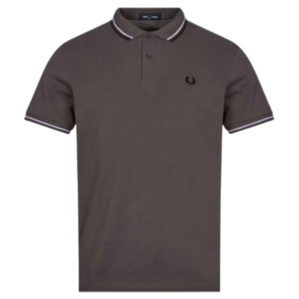 Fred Perry Twin Tipped M3600 Q29 Polo Shirt - Dark Grey