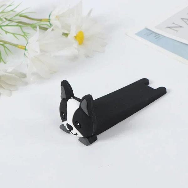 Cartoon Door Stop Silicone Reusable Shock Absorbent Block Wedge Doorstops Door Handle Stopper Home Door Anti-collision Stopper