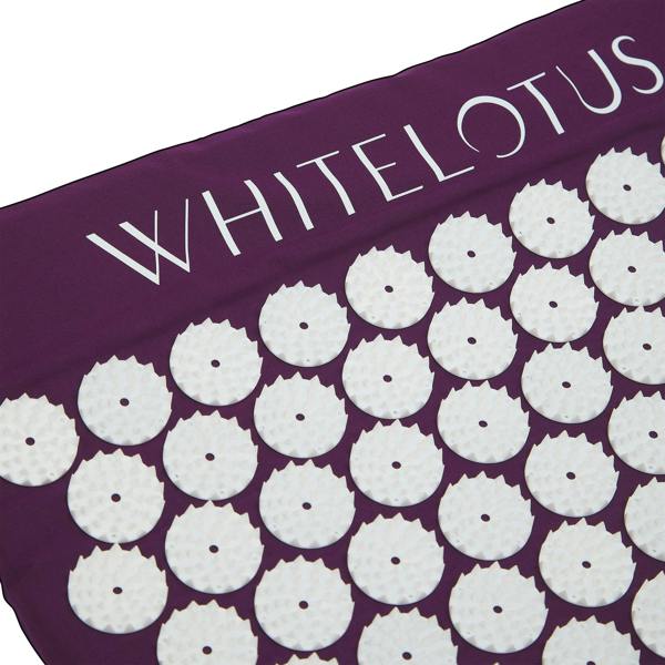 White Lotus Beauty Acupressure Mat and Pillow Set Award Winning 