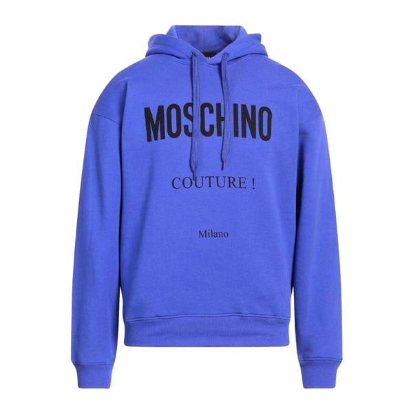 Moschino Mens Couture Milano Hoodie - Blue - 
