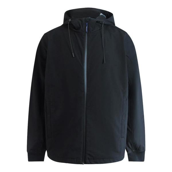 Aquascutum Active Shell Hybrid Hooded Jacket Black