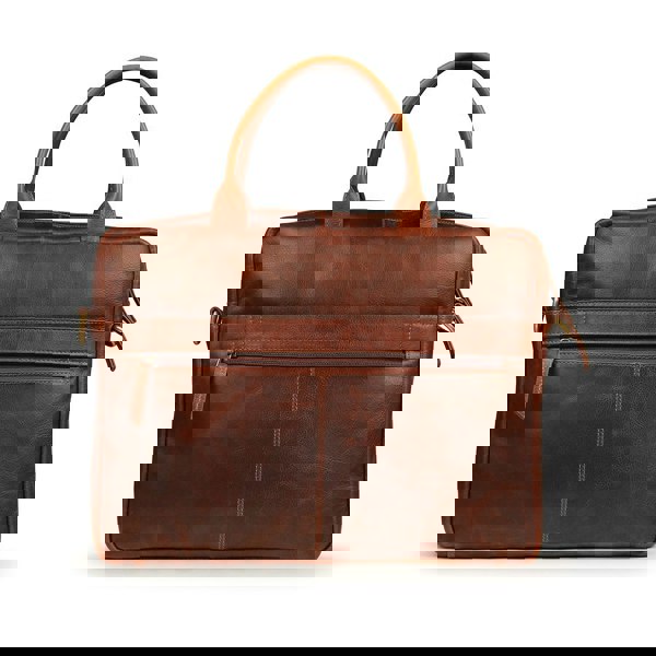 PRIMEHIDE Orion Leather Briefcase