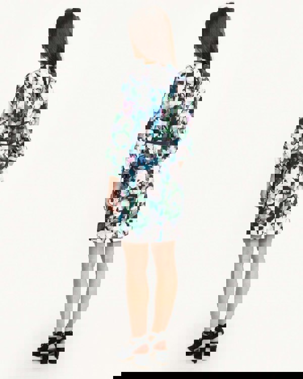 French Connection Dreda Print Flare Womens Dress