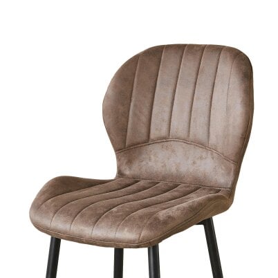 Outdoor Living Jaydn Distressed Leather Comfort Bar Stools