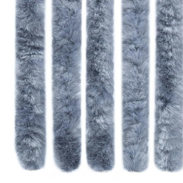 Berkfield Insect Curtain Silver 56x200 cm Chenille