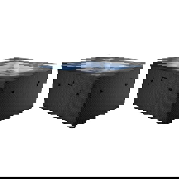 Garda v2 | 4/6-Person Eco Foam Hot Tub | Integrated Heater | Charcoal Black - Wave Spas Inflatable, foam Hot Tubs