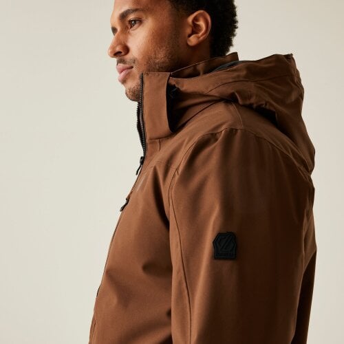 Dare 2B Mens Edge III Ski Jacket - Dark Brown/Black