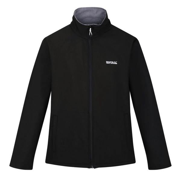 Regatta Mens Cera V Wind Resistant Soft Shell Jacket - Black - 