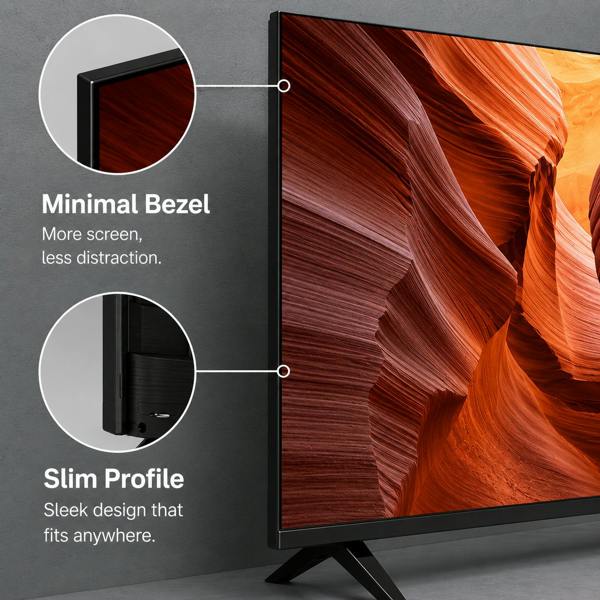 EMtronics 32" LED TV with Built-in DVD Player - Black