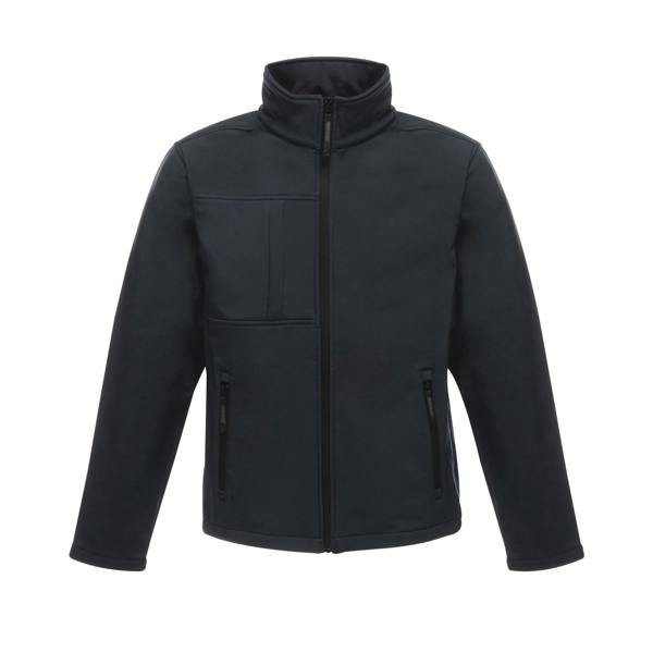 Regatta Professional Mens Octagon II Waterproof Softshell Jacket - Navy/Seal Grey - 