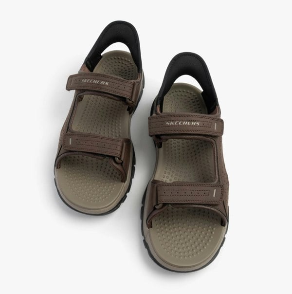 Skechers TRESMEN - REECE Mens Sandals Chocolate