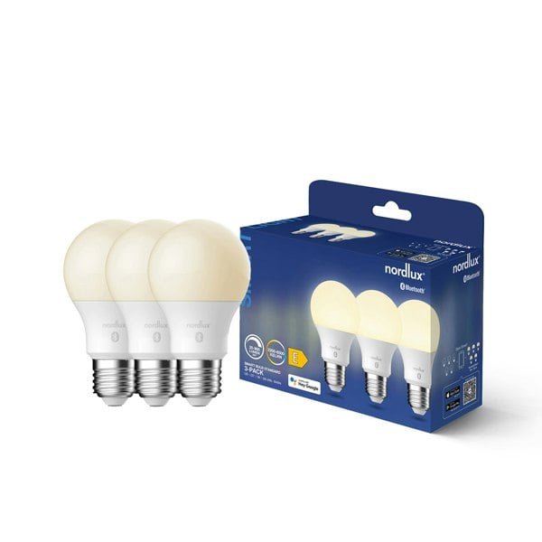 Nordlux Smart E27 | 3-pack | A60 | 2200-6500 Kelvin | 900 Lumen | Light Bulb | White