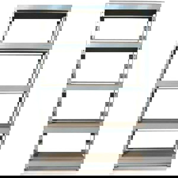 Monster Racking Q-Rax Grey Metal Shelving Units - 120cm x 180cm x 50cm