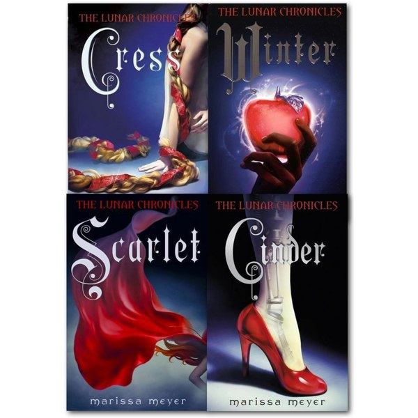 Marissa Meyer Lunar Chronicles Series Collection 4 Books Set - Cinder Scarlet Cress Winter