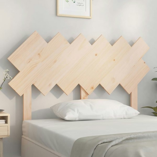 Berkfield Bed Headboard 122.5x3x80.5 cm Solid Wood Pine