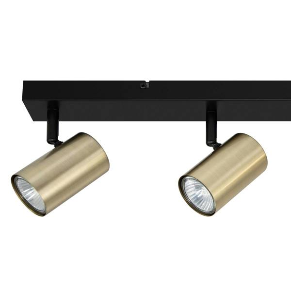 COSYLYTE Grafton 4 Light Brushed Brass Spotlight