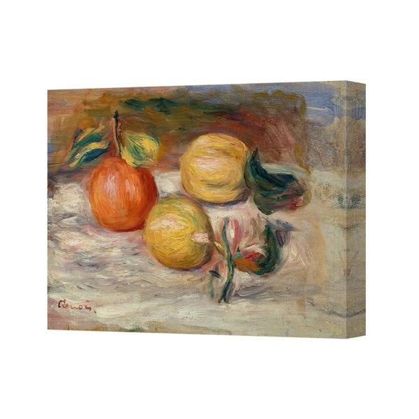 Benjamin Tate Design Oil On Canvas Still Life Fruit Painting Wall Art Canvas Print