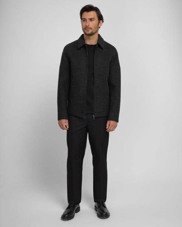Steel & Jelly Men’s Draycote Shadow Check Harrington Jacket