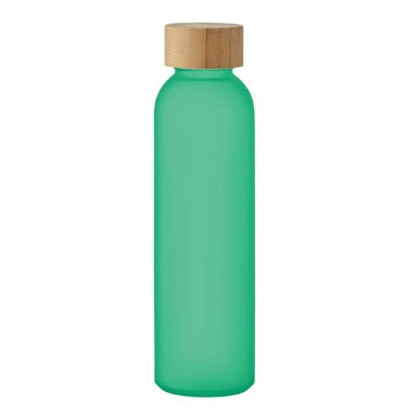 MidOcean Abe Frosted Bamboo 500ml Bottle - Transparent Green - 