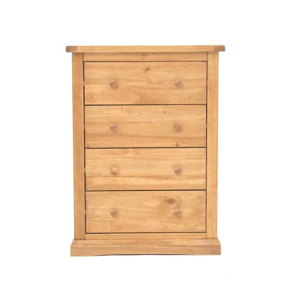 Lucca 4 Drawer Chest of Drawers Wood Knob