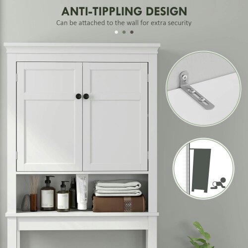 Wyld Haus Nivele Over Toilet And Appliance Storage Cabinet In White