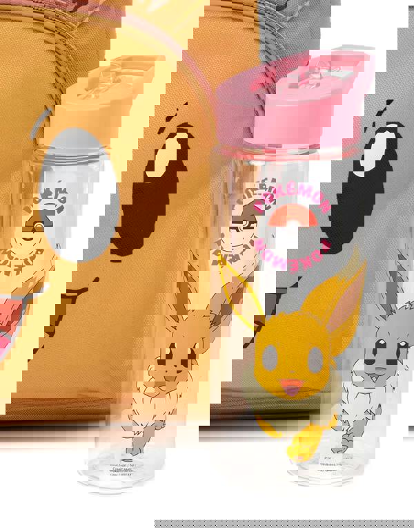 Pokemon Unisex Kids Orange Eevee Eevee 4 Piece Backpack Set (One Size)