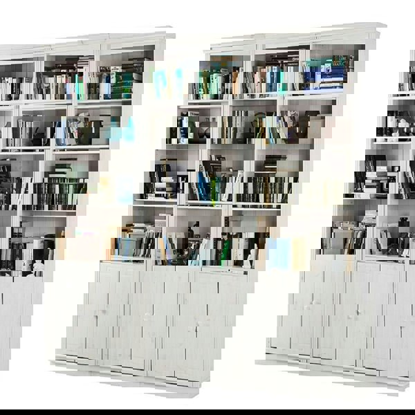 Dorel Home Anita Wall Unit B in White Lacquer