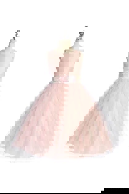baby pink belle of the ball dress
